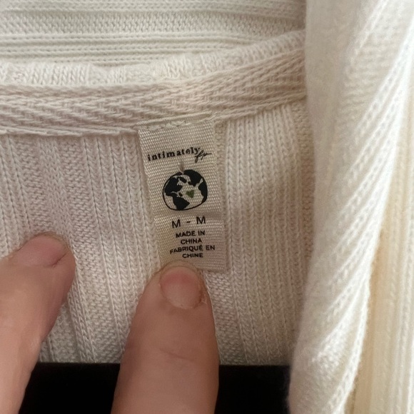 FP Movement by Free People Cream Hooded sweater cardigan - Picture 11 of 14